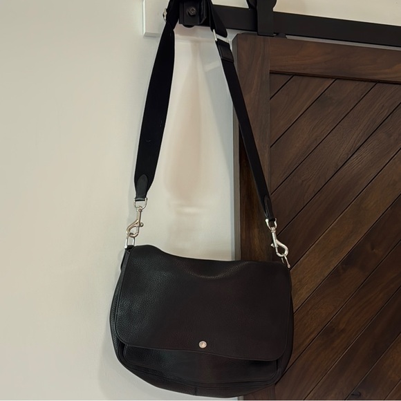 Shinola Other - Shinola Black Messenger Bag with Minimalist Design
